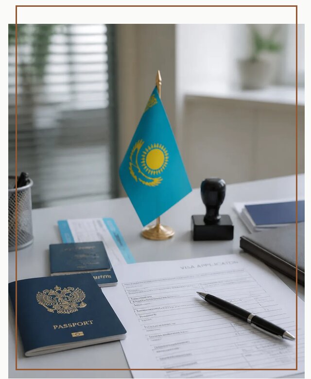 Оформление визы в Казахстан для поездки и работы в Кореновске